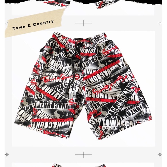 Town & Country Other - Town & Country Men's 20" Boardshorts